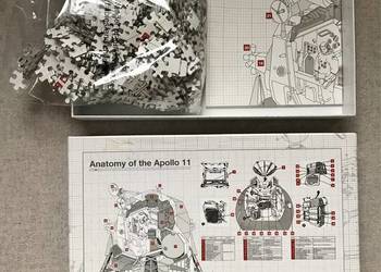 Puzzle Haynes Apollo 11 konstrukcja 1000 elementów, używany na sprzedaż  Warszawa