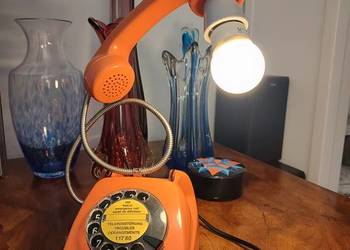 Lampka telefon, retro, vintage, do wystroju na sprzedaż  Legnica