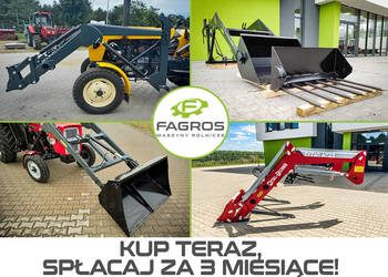 ŁADOWACZ CZOŁOWY TUR FAGROS F1500 URSUS MTZ  ZETOR MONTAŻ sampoziomujący na sprzedaż  Kartuzy
