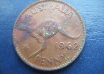 Stare monety 1 pens 1962 Australia na sprzedaż  Lesko