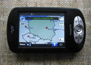 Używany, Palmtop  MIO  udane urządzenie odblokowane + Mapa na sprzedaż  Konieczki