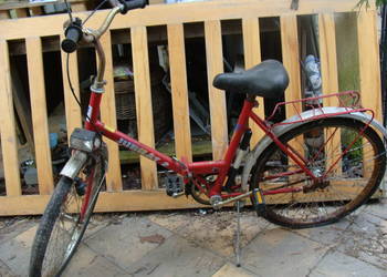 Rower Jubilat 2 czerwony do naprawy, remontu,odświeżenia (M) na sprzedaż  Warszawa