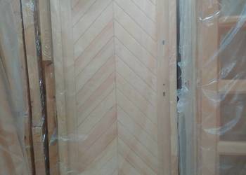 drzwi OD RĘKI wejsciowe sosnowe drewniane ociepone goralskie na sprzedaż  Wejherowo
