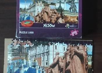 Puzzle ułożone 1000 Kijów na sprzedaż  Piekary Śląskie