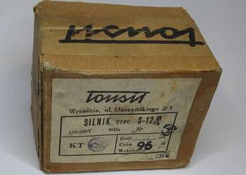 Silnik gramofonu typu S-12A Unitra Tonsil 1970r. na sprzedaż  Gdańsk