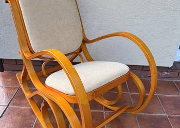 Fotel bujany bujak na biegunach prl retro vintage na sprzedaż  Garwolin