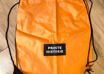 Worek, plecak na buty, worek szkolny w kolorze pomarańczowym, używany na sprzedaż  Ciechocinek