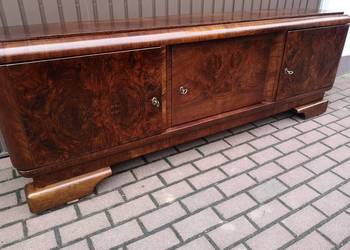 Komoda ART-DECO Solidna 200 Orzech RTV Niska Stara Antyk Po Renowacji. na sprzedaż  Swarzędz