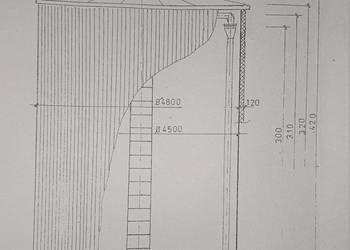 Zbiornik stalowy do magazynowania wody V=50m3 na sprzedaż  Szulborze Wielkie