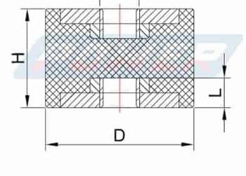 AMORTYZATOR GUMOWY TYP C - PRODUKTY Z GUMY NA ZAMÓWIENIE na sprzedaż  Warszawa