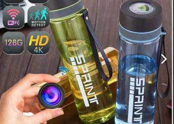 Mini kamera szpiegowska ukryta w butelce 4K 12MPx, używany na sprzedaż  Wrocław