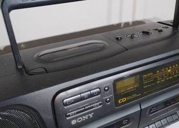 Używany, Sony CFD-100S boombox radio magnetofon cd na sprzedaż  Kraków