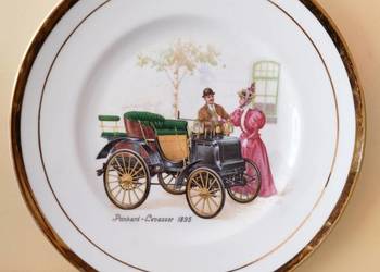 Używany, Angielska porcelana - Panhard-Levassor 1895 talerz dekoracyjny na sprzedaż  Warszawa