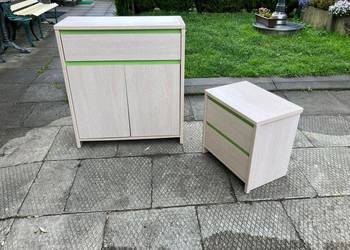 Szafka nocna i mała komoda, używany na sprzedaż  Bielsko-Biała