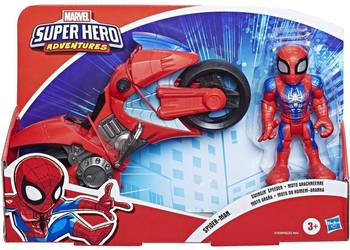 Figurka Spiderman 12cm i Motocykl Pojazd AVENGERS SUPER HERO na sprzedaż  Mogilany