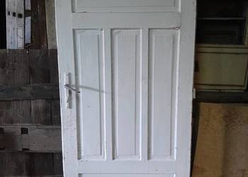 Używany, Stare drewniane drzwi zabytek PRL retro vintage na sprzedaż  Dąbrowa Górnicza