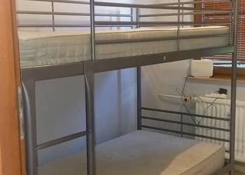 Łóżko piętrowe metalowe Ikea Svarta na sprzedaż  Katowice