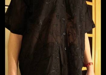 Używany, Bluzka,tunika cienka,przewiewna roz.L/XL czarna indyjska. na sprzedaż  Konin