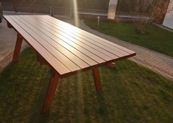Stół ogrodowy drewniany meble ogrodowe na sprzedaż  Grodzisk Mazowiecki