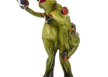 Urocza figurka żabki robiące zdjęcie selfie dekoracja ozdoba na sprzedaż  Limanowa
