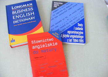 Używany, Business English Dictionary Słownictwo angielskie Testy i za na sprzedaż  Oborniki Śląskie