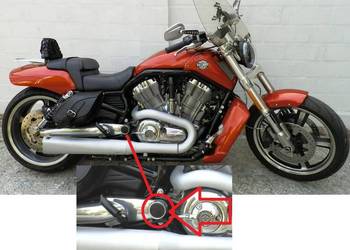 Używany, Nakładki osłona zaślepki wahacz Harley Davidson Muscle VROD Special czarna na sprzedaż  Wrocław