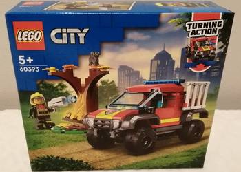 Klocki Lego City 60393, wóz strażacki 4x4, misja (Zabawka) na sprzedaż  Czeladź