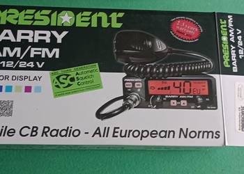 CB radio president barry + antena, używany na sprzedaż  Dywity