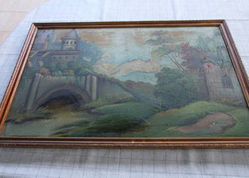 obraz w ramie Zamek, używany na sprzedaż  Radom