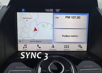 Ford SYNC 1 2 3 FX NX spolszczenie nawigacja radio USA MAPY, używany na sprzedaż  Lublin