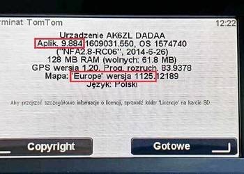 NAJNOWSZA WERSJA MAPY TOMTOM CARMINAT 11.25 EUROPA 2024 r. na sprzedaż  Łódź