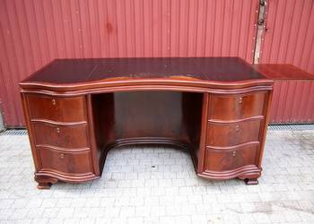 Wspaniałe biurko angielskie mahoniowe z 1920 r na sprzedaż  Wrocław