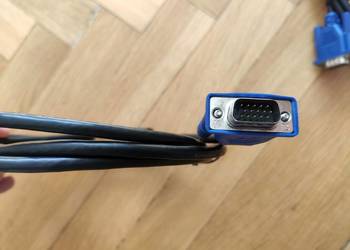 Używany, Kabel VGA D-Sub 180 cm 1,8m Full HD na sprzedaż  Tuchola