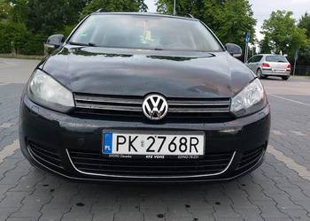 Prywatnie ładny bez rdzy  Vw Golf 6 kombi Diesel 2012r Serwis 1 właściciel na sprzedaż  Kalisz