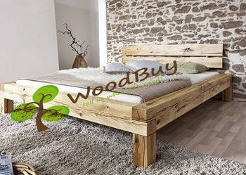 Masywne lóżko dębowe z litego drewna 180x200 cm! na sprzedaż  Gdańsk