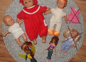 3 x Lalka bobasek+ 2 szt. Polly Pocket na sprzedaż  Rawicz