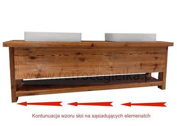Szafka łazienkowa - stare drewno sosnowe na sprzedaż  Słupno