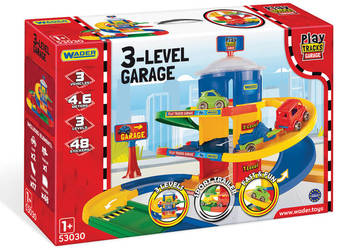 Wader Play Tracks Garage Garaż 3-Poziomowy, używany na sprzedaż  Bielsk Podlaski