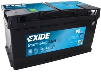 Akumulator EXIDE AGM 95Ah/850A START STOP EK950 na sprzedaż  Toruń