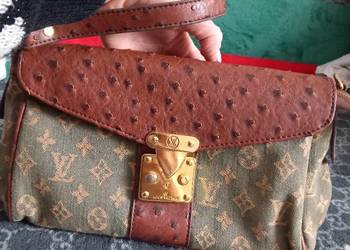 Louis vuitton piękna skorzana torebka vintage na sprzedaż  Stalowa Wola