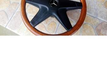 Używany, Kierownica drewniana drewno skóra Mercedes MOMO na sprzedaż  Ostrołęka