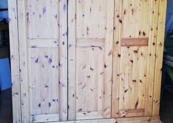 Szafa drewniana 3 drzwiowa bieliźniarka komoda garderoba, używany na sprzedaż  Sulbiny