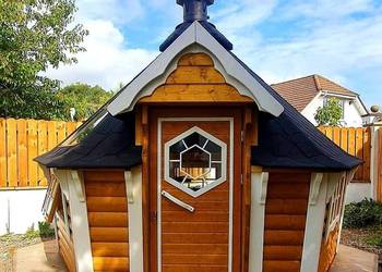 Grill ogrodowy Sauna fińska ogrodowa Solarium balia hot tub na sprzedaż  Płock