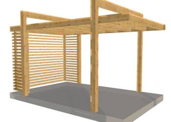 Używany, Pergola altana rzymska Portal 300x300cm wolnostojąca masywna na sprzedaż  Rębiszów
