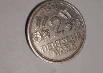 moneta Niemcy - 2 marki - 1951r.J (K50) na sprzedaż  Warszawa