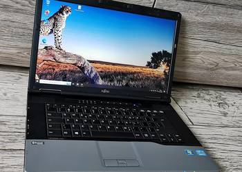 Laptop Fujitsu E752 15.6&quot; IPS HD+ I5 8/128GB bat 5h super st na sprzedaż  Jankowice
