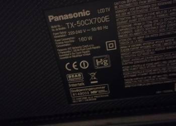 Panasonic TX 50 CX700E podświetlenie na sprzedaż  Toruń
