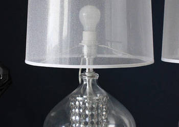 Lampa szklana z kryształkami na sprzedaż  Kąty Wrocławskie