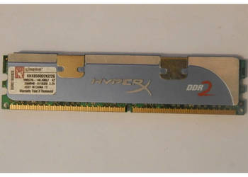 Pamięć PC RAM - Kingston KHX8500D2K2 Hyper DDR2, używany na sprzedaż  Poznań
