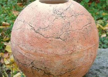 Używany, Ceramiczna kula ogrodowa 23 cm. mrozoodporna. na sprzedaż  Jelenia Góra